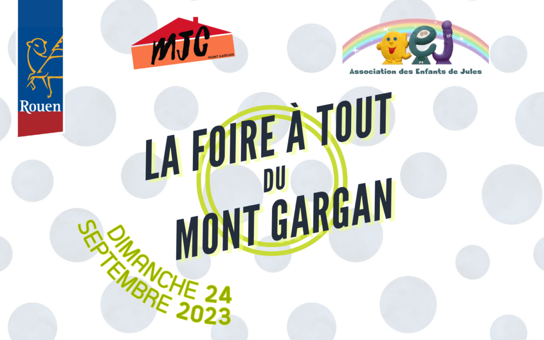 ANIMATION LOCALE : La Foire à Tout du Mont Gargan ! | Dimanche 24 septembre 2023